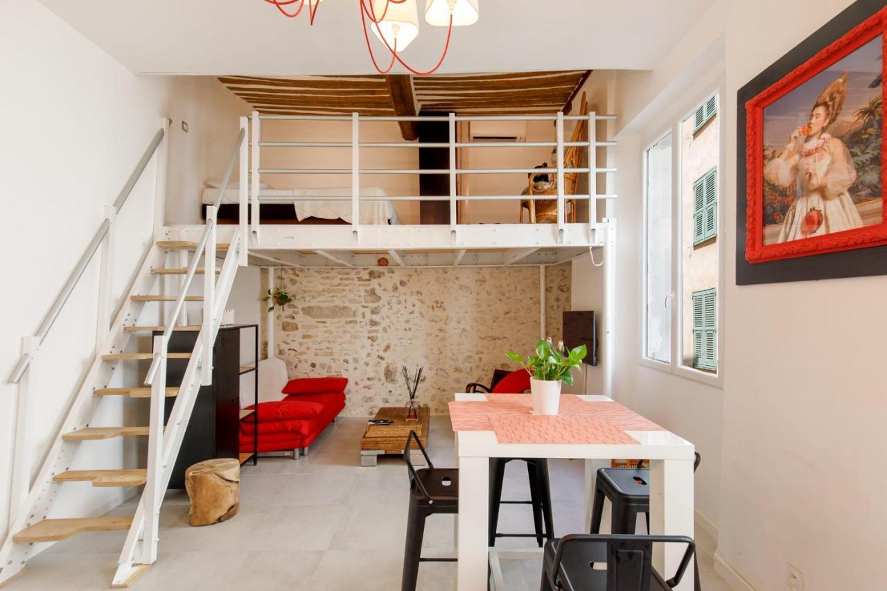 Appartement Superb Air-Conditioned Loft In The Heart Of Viel Antibes Extérieur photo