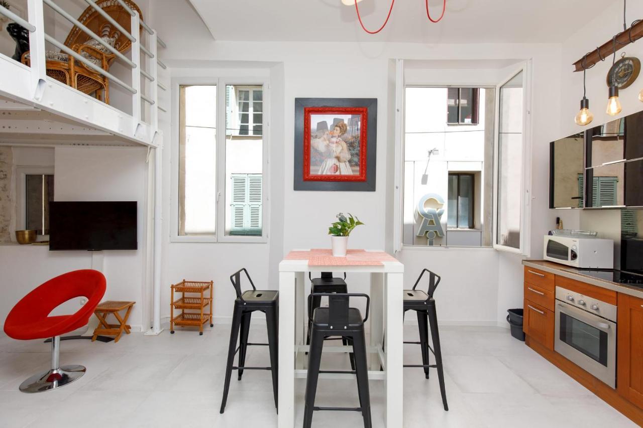 Appartement Superb Air-Conditioned Loft In The Heart Of Viel Antibes Extérieur photo