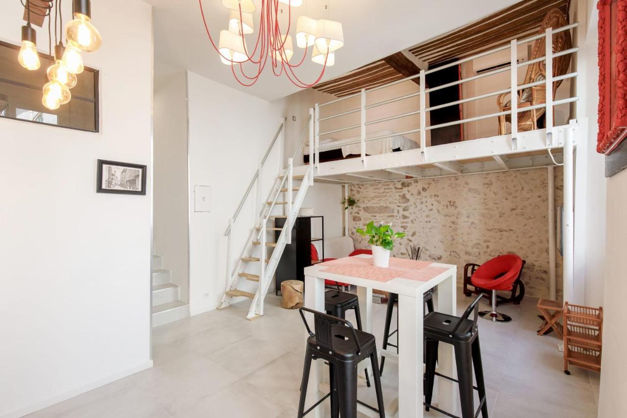Appartement Superb Air-Conditioned Loft In The Heart Of Viel Antibes Extérieur photo